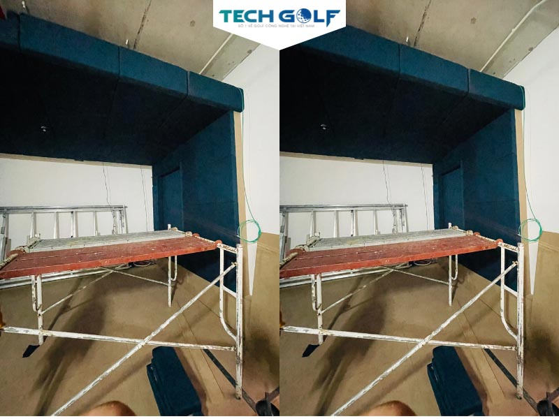 Techgolf lắp đặt phần khung dự án chuỗi phòng golf 3D GTS tại Aurora House Phú Quốc