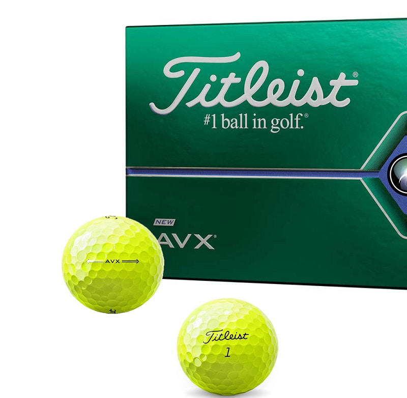 Dòng bóng AVX là sự kết hợp độc đáo giữa hai sản phẩm Pro V1 và Pro V1x