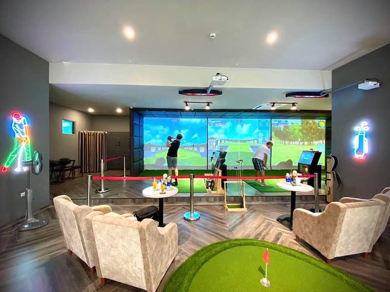 Kinh doanh phòng tập golf 3D tại quán cafe được nhiều golfer yêu thích