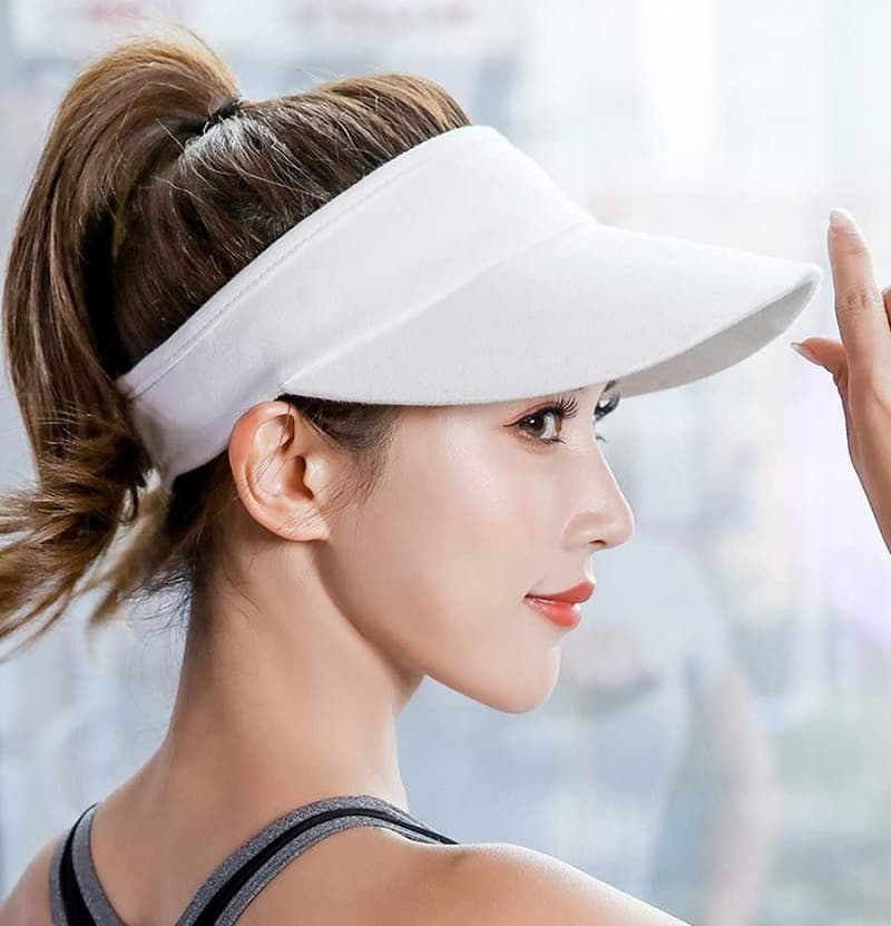 Mũ chống nắng golf lưỡi trai nửa đầu