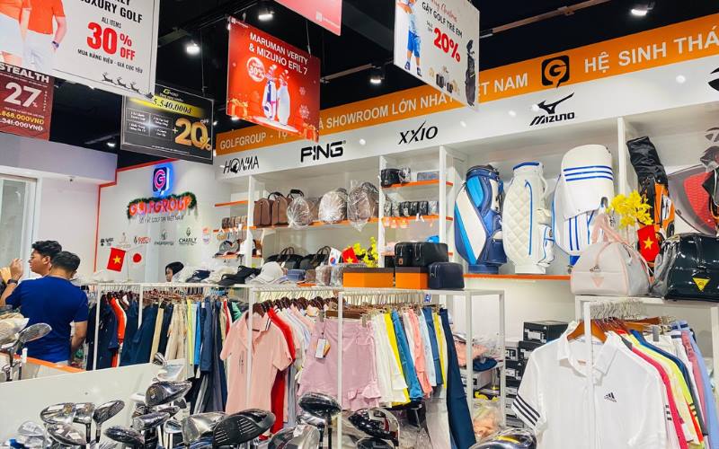 GolfGroup là đơn vị lớn chuyên bán quần áo golf chất lượng, giá rẻ