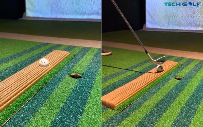 Cận cảnh thảm địa hình xoay tự động 360 độ của gói lắp đặt VIP