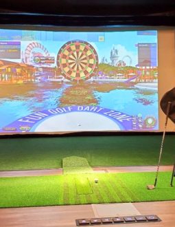 Màn hình chiếu golf 3D cao cấp, chịu lực tốt, có độ bền cao