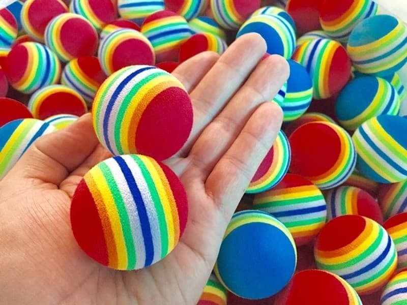 Bóng xốp tập golf phù hợp với những golfer tập luyện tại nhà