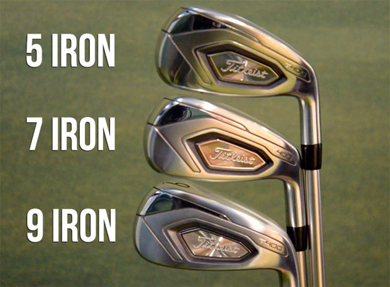 Từng cây gậy golf sắt T400 đều sở hữu tính năng nổi bật