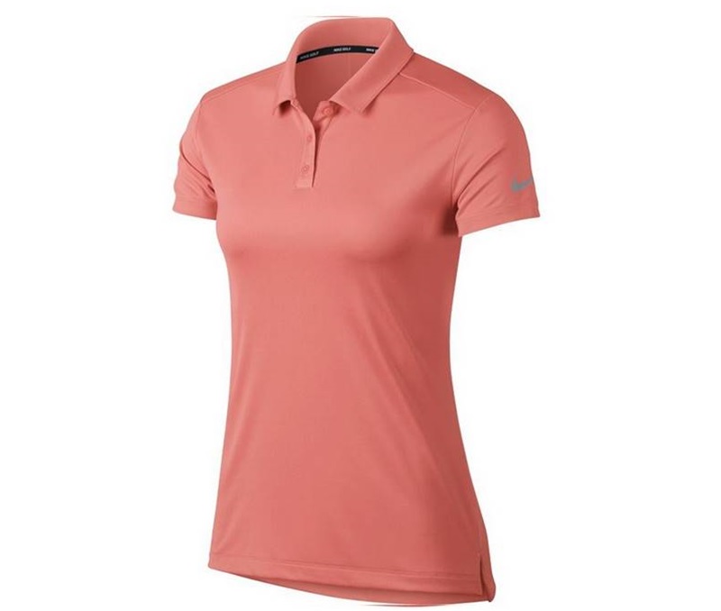 Women Dry Polo Rouge SS 884871-693 của hãng Nike được nhiều golfer lựa chọn