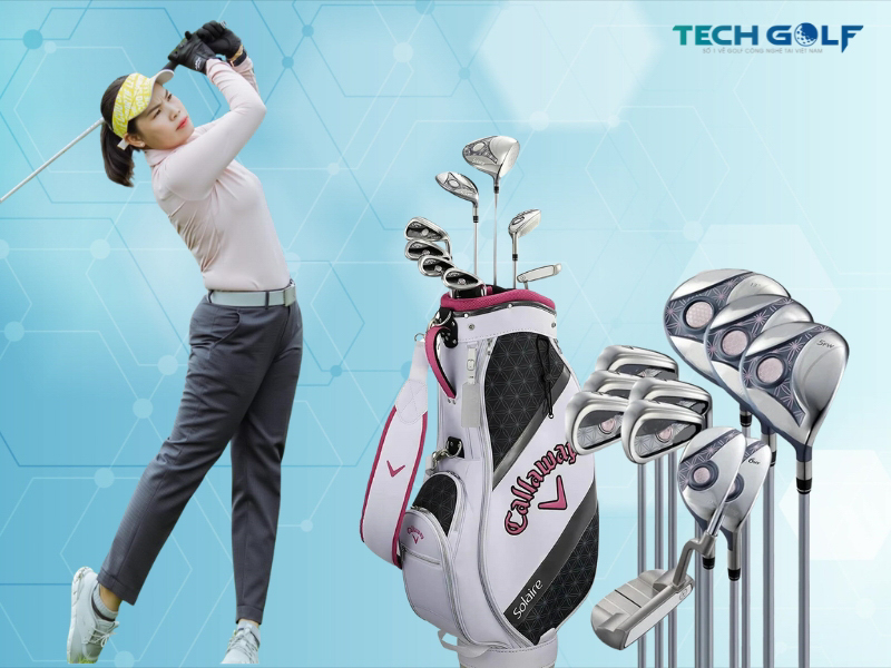 HLV Đồng Thị Nhật luôn gợi ý bộ gậy cho các học viên mới chơi golf