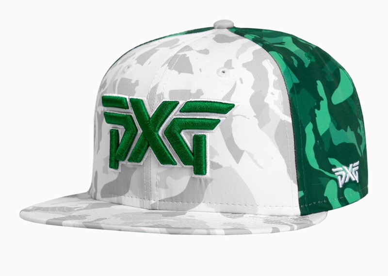 Mũ golf kiểu dáng snapback của hãng PXG được may từ chất liệu polyester mềm mịn