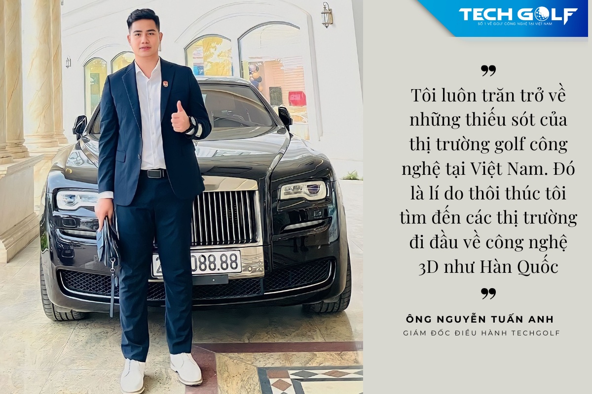 Giám Đốc Điều Hành Techgolf - Ông Nguyễn Tuấn Anh