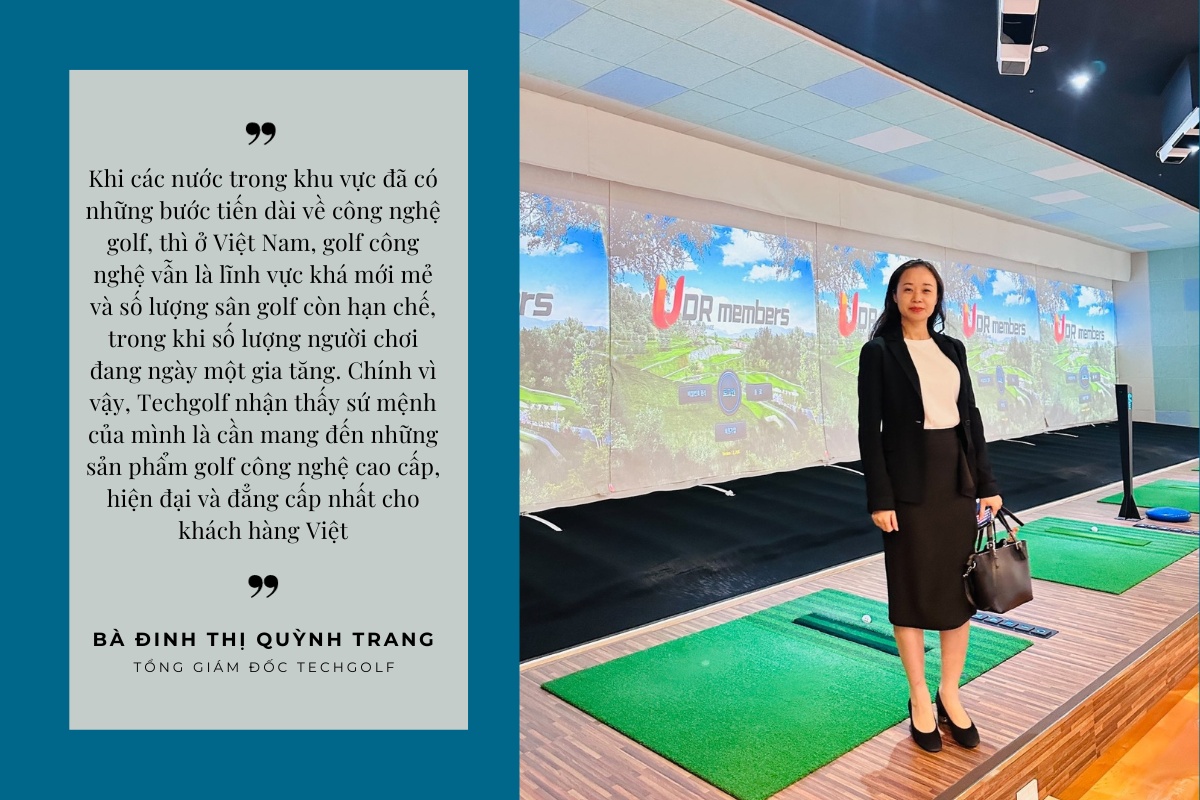 Tổng Giám Đốc Techgolf - Bà Đinh Thị Quỳnh Trang