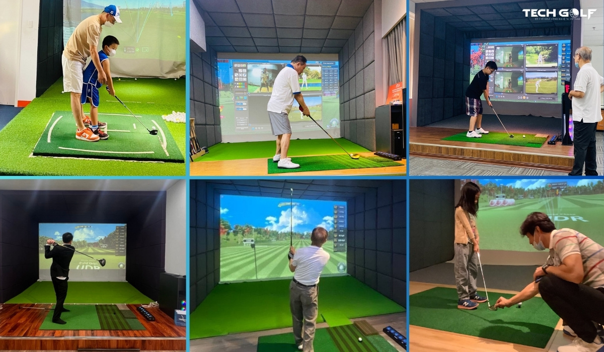 Phòng golf 3D hiện đại, phù hợp với mọi golfer ở mọi trình độ, lứa tuổi có thể chơi và luyện tập