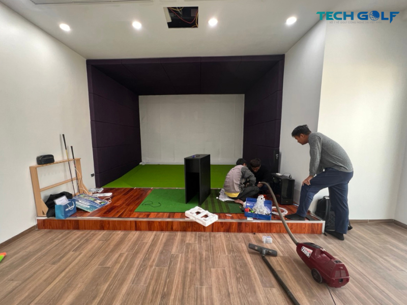 Hoàn thiện lắp đặt và thiết lập bộ vi xử lý cho phòng golf 3D