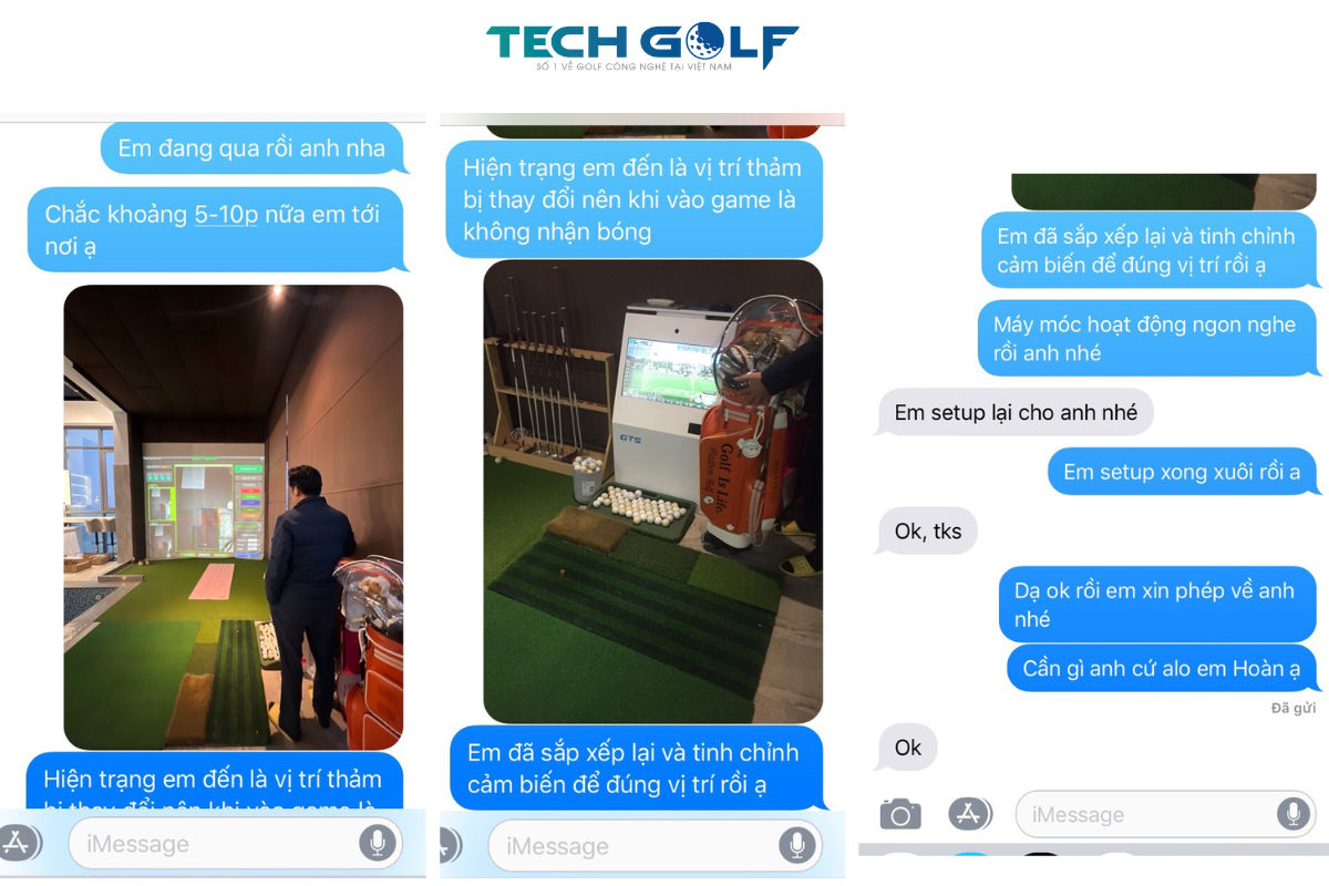 Anh Kiên dành lời khen cho Techgolf về dịch vụ bảo dưỡng phần mềm