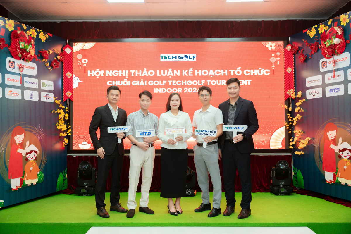 Hội nghị thảo luận kế hoạch tổ chức chuỗi giải golf Techgolf Tournament Indoor 2024 do Techgolf tổ chức