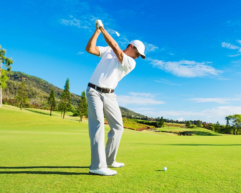 Golfer cần luyện tập thường xuyên để nâng cao trình độ