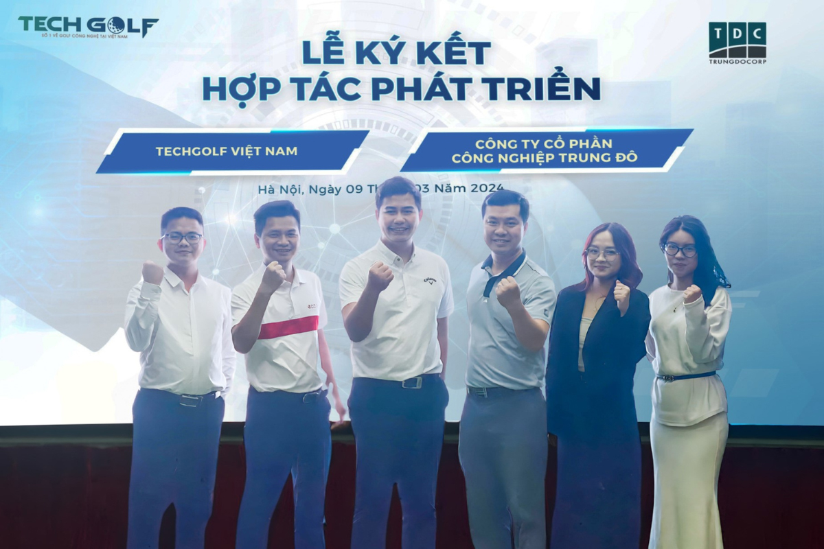 Techgolf ký kết với Công ty Cổ phần Công nghiệp Trung Đô