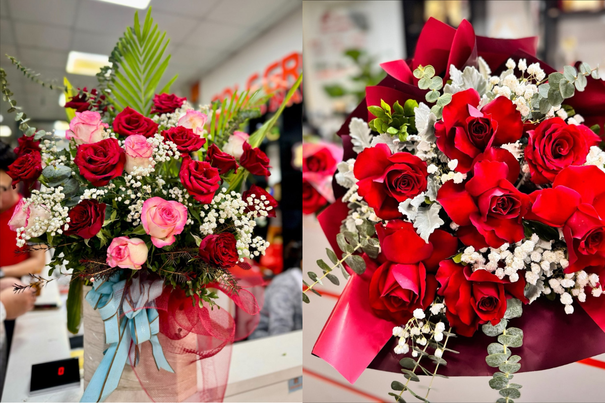 Những đóa hoa tươi thắm chan chứa yêu thương dành tặng chị em