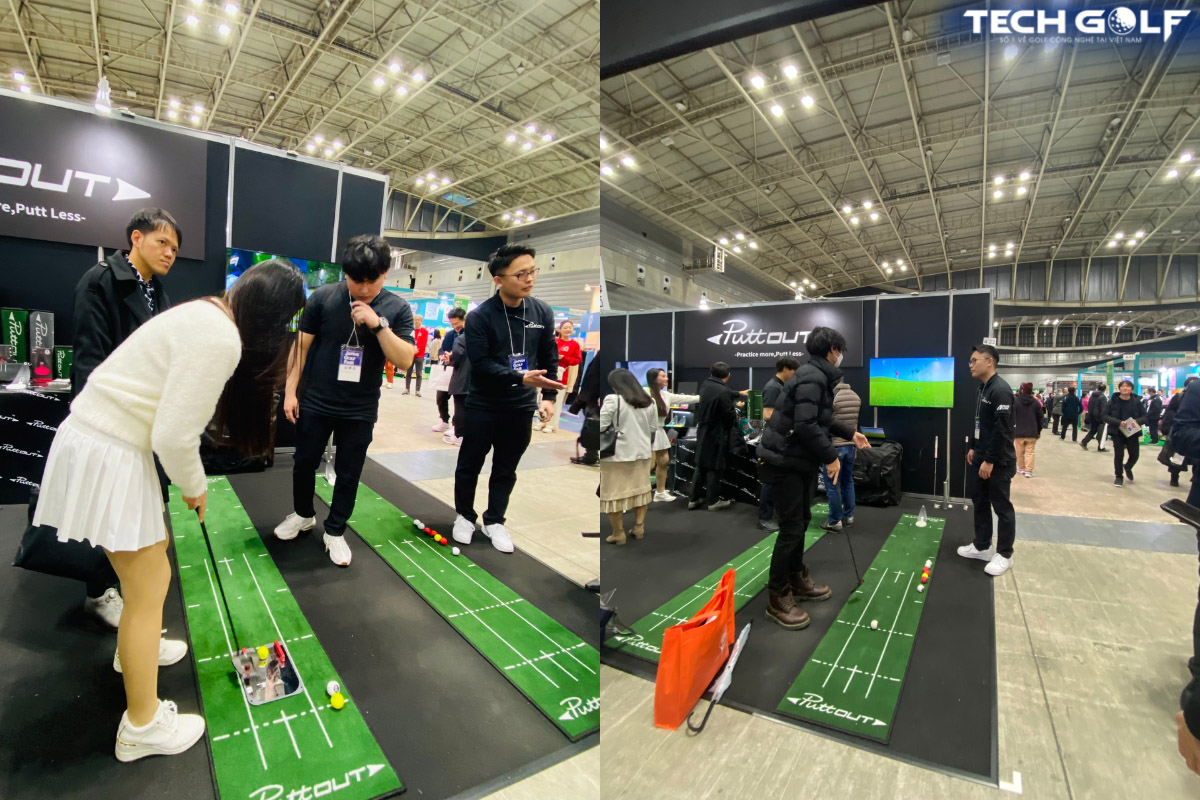 Trải nghiệm hệ thống thảm tập putting hiện đại