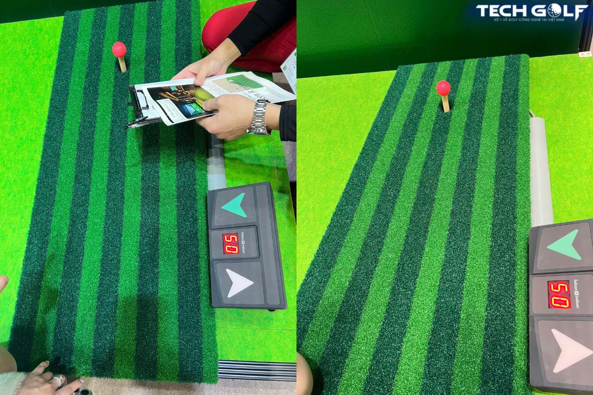 Tham quan khu vực thảm tập swing hiện đại