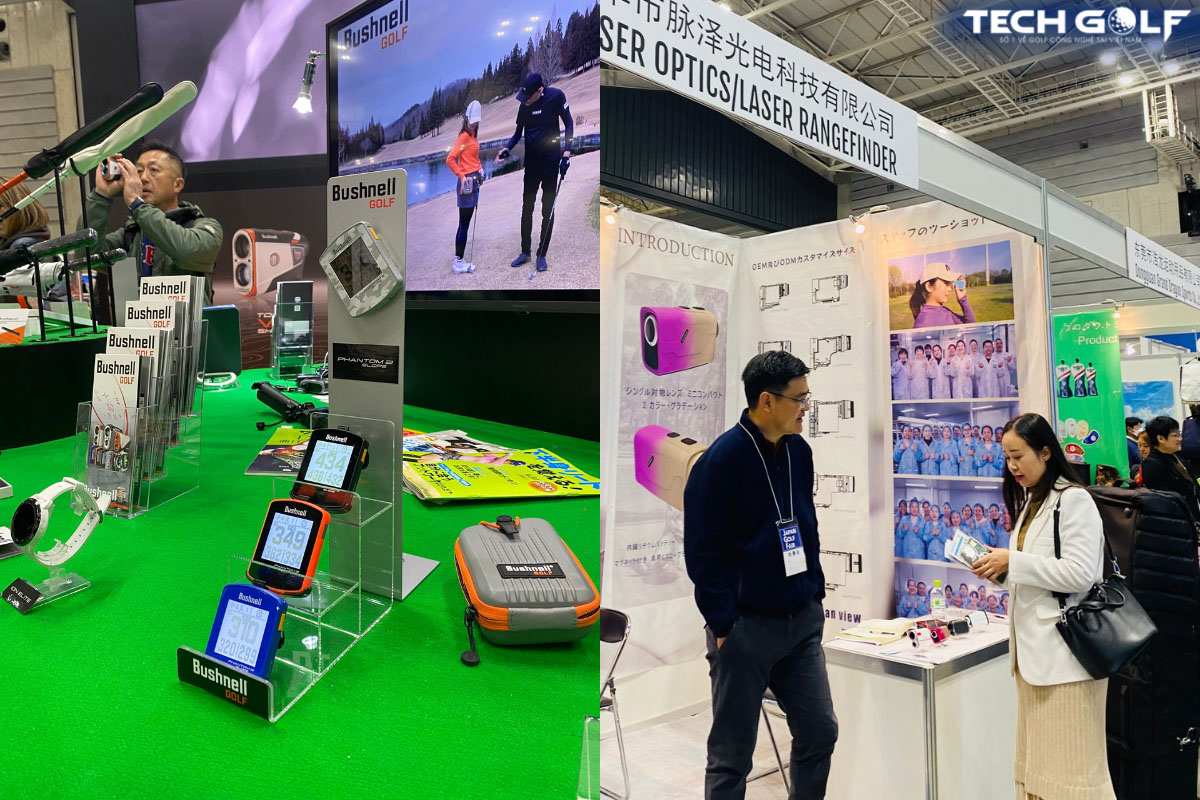 TGĐ Quỳnh Trang trải nghiệm các sản phẩm mới nhất của Bushnell tại Japan Golf Fair