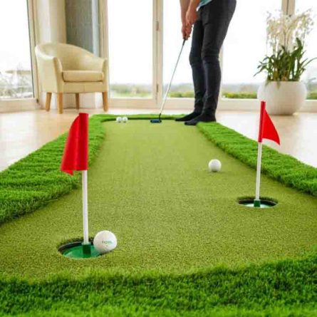 Càng tập luyện với thảm nhiều, trình độ golfer càng cải thiện nhanh chóng