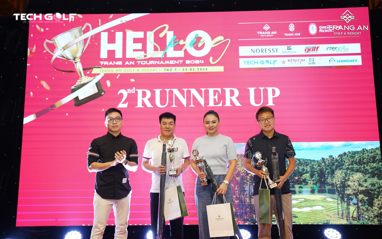 Chúc mừng các golfer giành giải Nhì các bảng