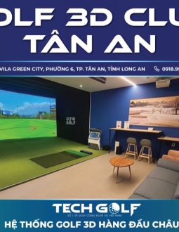 Dự án cà phê golf 3D tại Long An: Golf 3D Club Tân An do Techgolf thực hiện