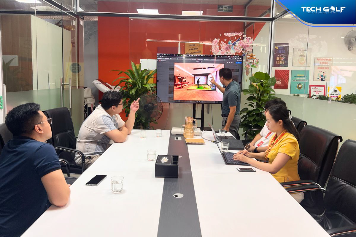 Thảo luận về việc Techgolf cung cấp phần mềm golf 3D hiện đại, cao cấp nhất cho người dùng