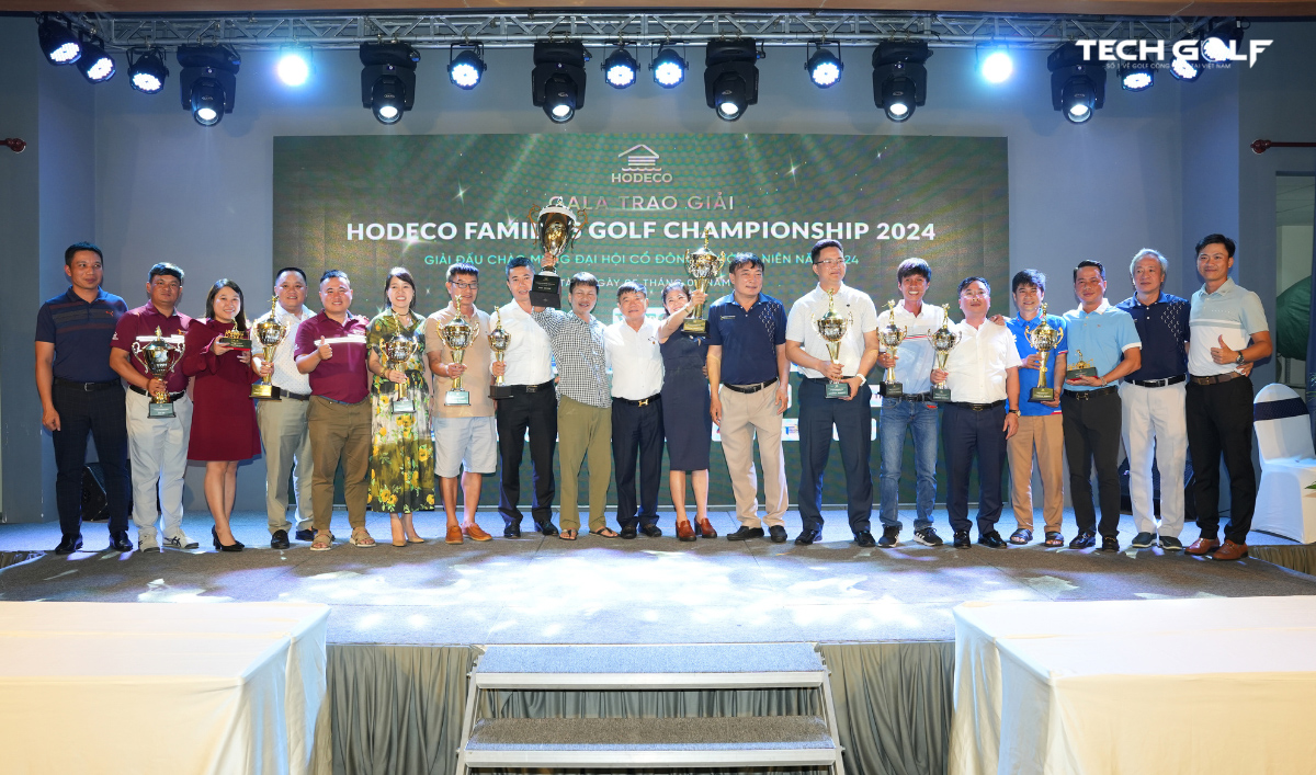 Tài trợ giải golf Hodeco Families Championship là cơ hội để Techgolf giao lưu với golfer tài năng