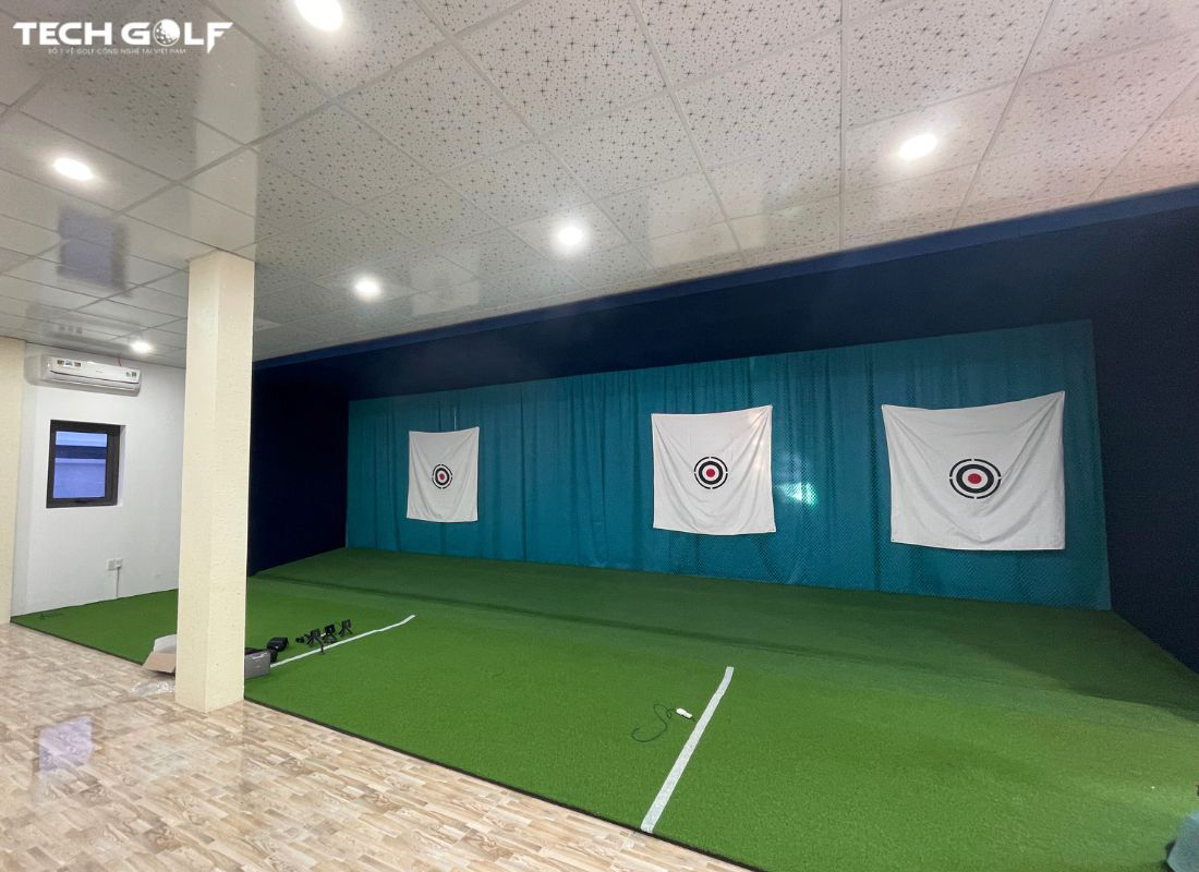 3 line tập mở với hệ thống thảm swing cao cấp kết hợp máy cảm biến Garmin R10 hiện đại