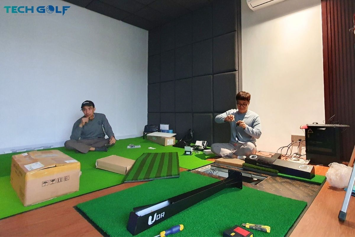Đội ngũ Techgolf hoàn thiện hàng loạt phòng giải trí đa năng trước lễ 30/4